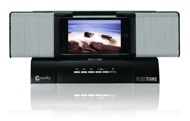 Illustration for article titled Macally FlexTune Dock Holds iPhone Sideways For Video Without the Neck Strain